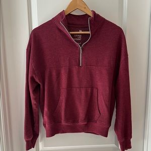 Set of 2 Comfortable Half-Zip Sweatshirts